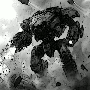 Dark Tech war machine artwork