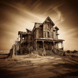 Guns and Gallows house artwork